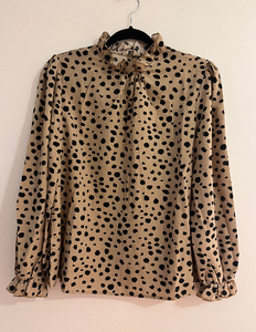 Leopard Babydoll Top