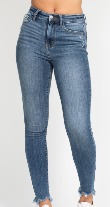 Judy Blue Skinny Destroyed Hem