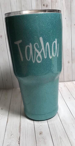 Custom glitter tumblers 30oz.